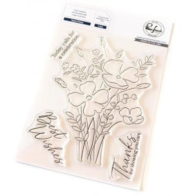 Pinkfresh Studio Stempel - Playful Petals